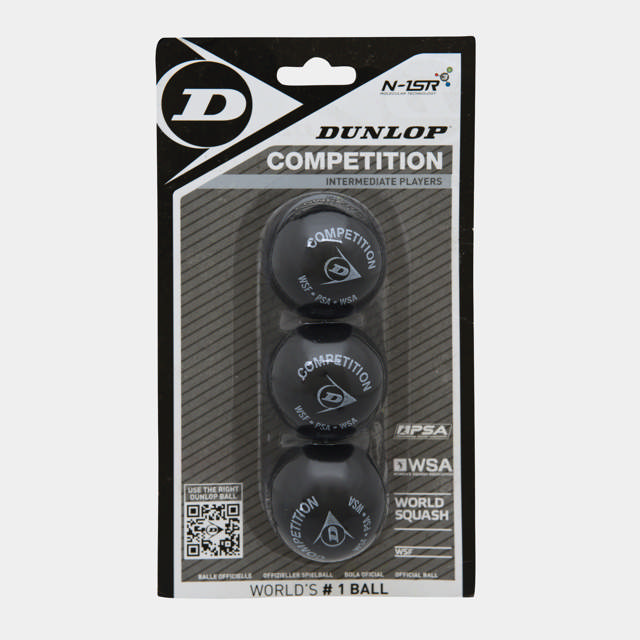 Competition Squash Ball 3Ball Blister - Yellow dot