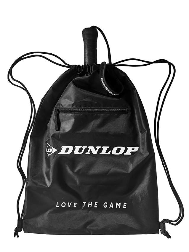 DRAWSTRING BAG BLACK/WHITE