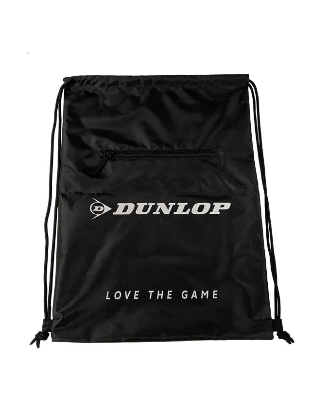 DRAWSTRING BAG BLACK/WHITE