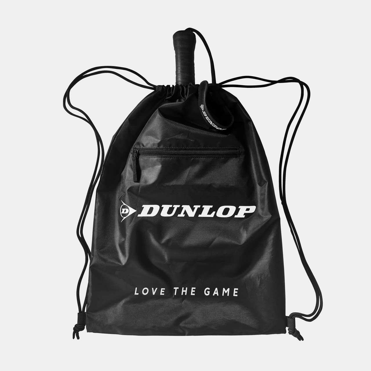 DRAWSTRING BAG BLACK/WHITE