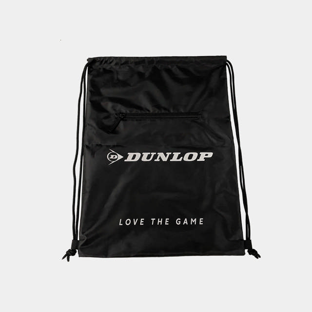 DRAWSTRING BAG BLACK/WHITE