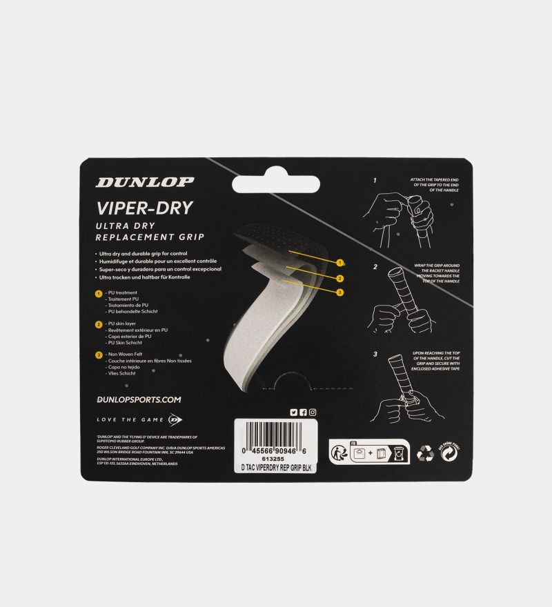 Tennis Accessories: Viper-Dry Replacement Grip