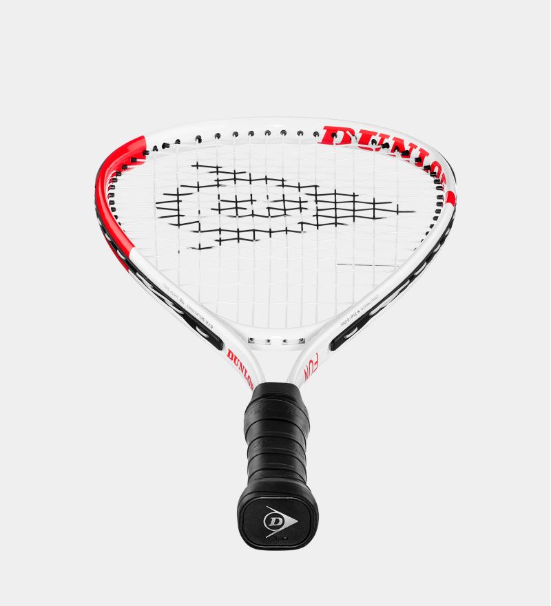 CreativeMinds UK Dunlop Kids Fun Mini Squash Racket Shortened Frame Starter Racquet-Red