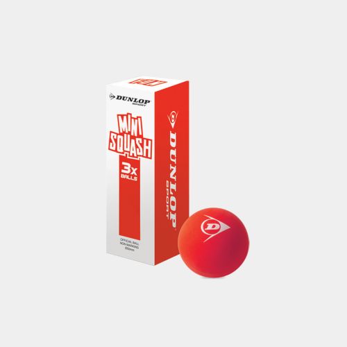 Squashball Dunlop Competition 1x gelb  3 Bälle in der Tube 