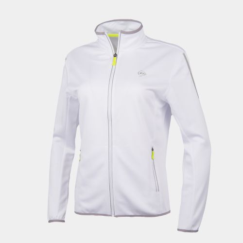 Dunlop Club Knitted Track Jacket Womens White RRP 59,95 € NEW 