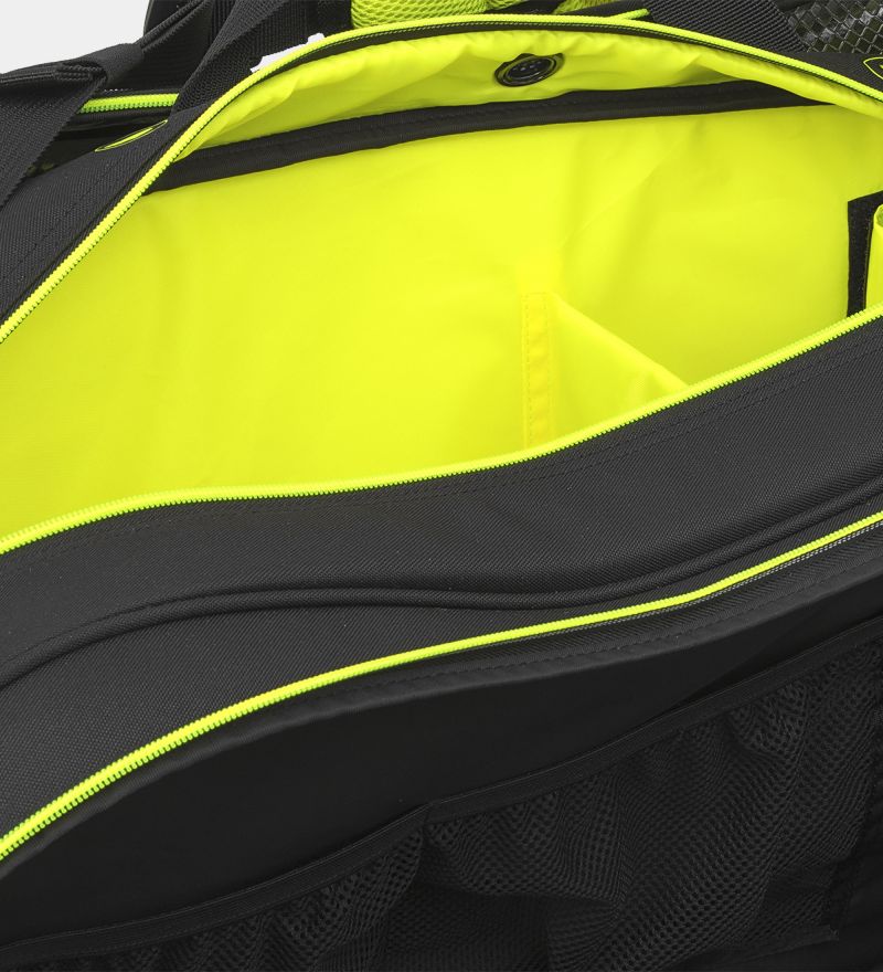 Tennis Bags: Sx Performance 8 Racket Thermo (Black/Yellow)