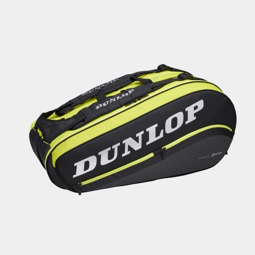 Dunlop Powered By Srixon Soft Tennis Bag Racquets Full Cover Black Drawstring 