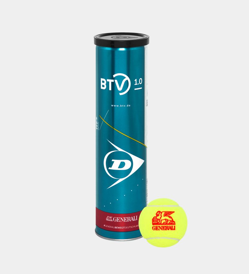 Dunlop BTV 1.0 4 Tennisbälle Tennis Balls 